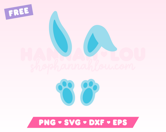 My free Split Monogram Easter Bunny SVG is part of my Free Easter SVG Files for Cricut collection, and features an Easter bunny with space to personalize it with a name.