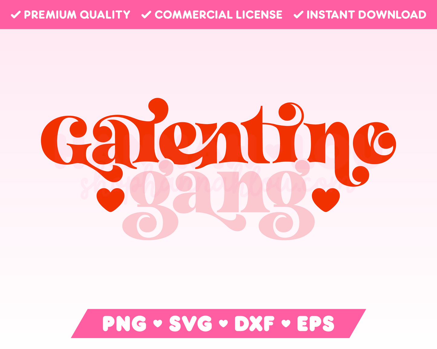 Galentine Gang SVG · Galentine's Day SVG Files for Cricut · Galentine's Day Sublimation Designs