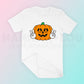 My peace-loving Hippie Pumpkin SVG is part of my Halloween SVG Files for Cricut collection, and features a jack-o-lantern with peace symbols for eyes who is giving the peace sign.