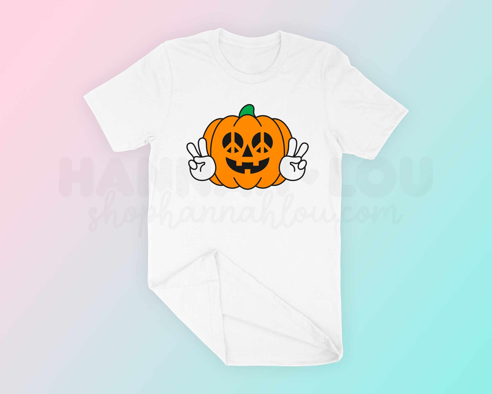 My peace-loving Hippie Pumpkin SVG is part of my Halloween SVG Files for Cricut collection, and features a jack-o-lantern with peace symbols for eyes who is giving the peace sign.