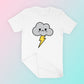 Kawaii Storm Cloud SVG T-Shirt Mockup