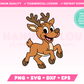 Reindeer SVG · Christmas SVG Files for Cricut · Christmas Sublimation Designs