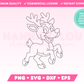 Reindeer SVG · Christmas SVG Files for Cricut · Christmas Sublimation Designs