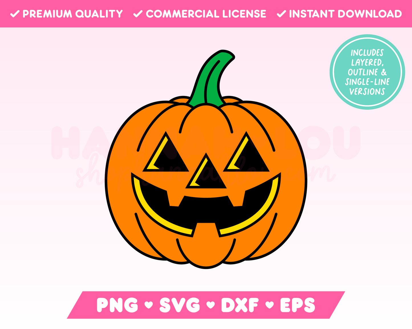 Retro Jack-o-Lantern SVG • Halloween SVG Files for Cricut · Halloween Sublimation Designs