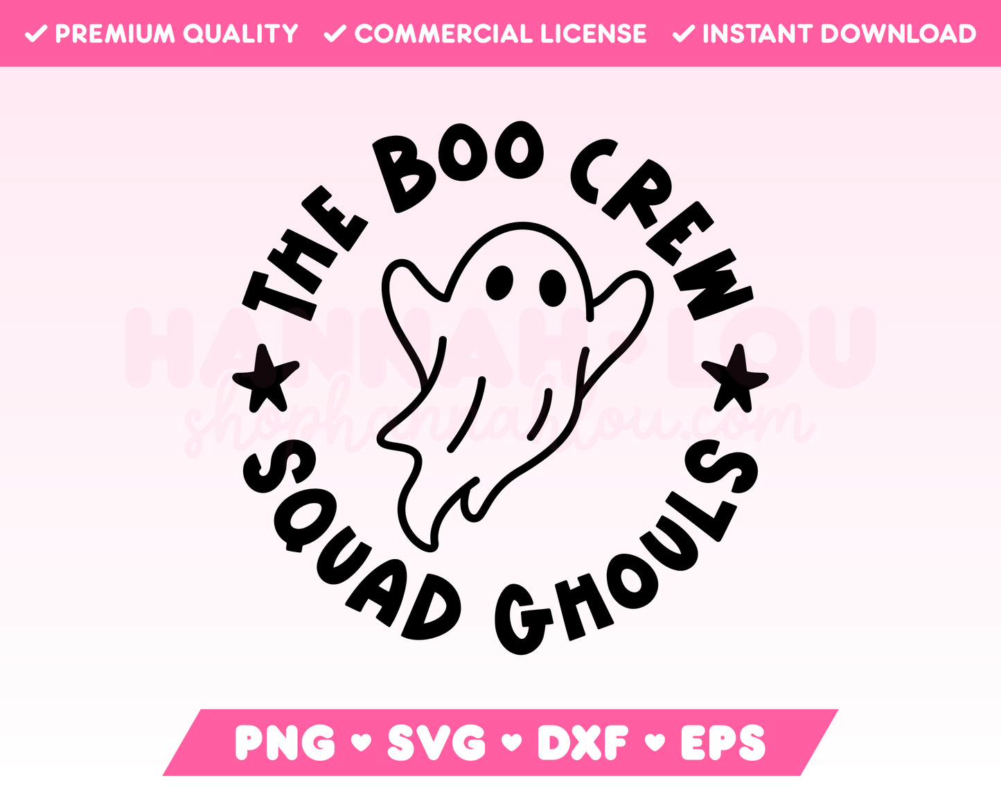 The Boo Crew SVG • Halloween SVG Files for Cricut • Halloween Sublimation Designs