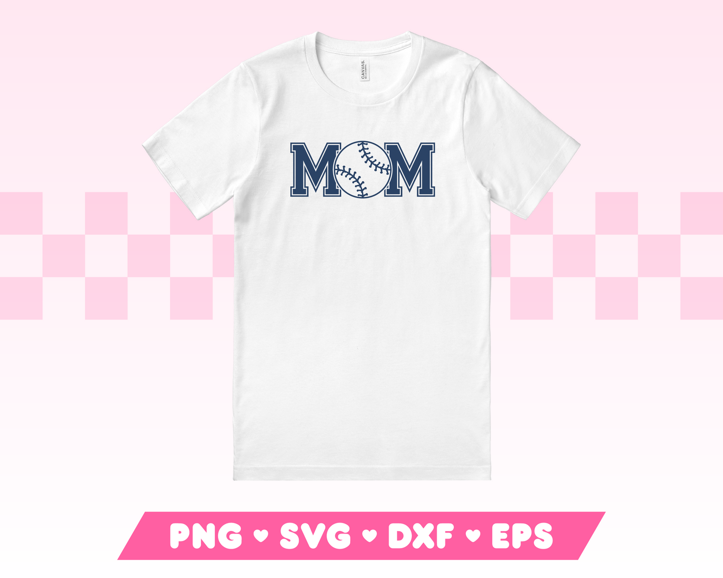 Varsity Baseball Mom SVG • Baseball SVG Files for Cricut • Baseball Sublimation Designs