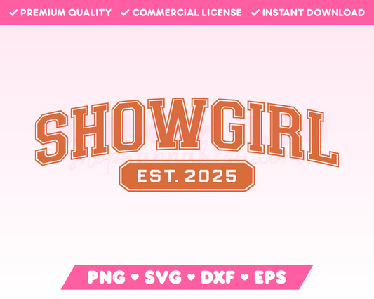Varsity Showgirl SVG · Music SVG Files for Cricut · Music Sublimation Designs