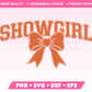 Varsity Showgirl with Coquette Bow SVG · Music SVG Files for Cricut · Music Sublimation Designs