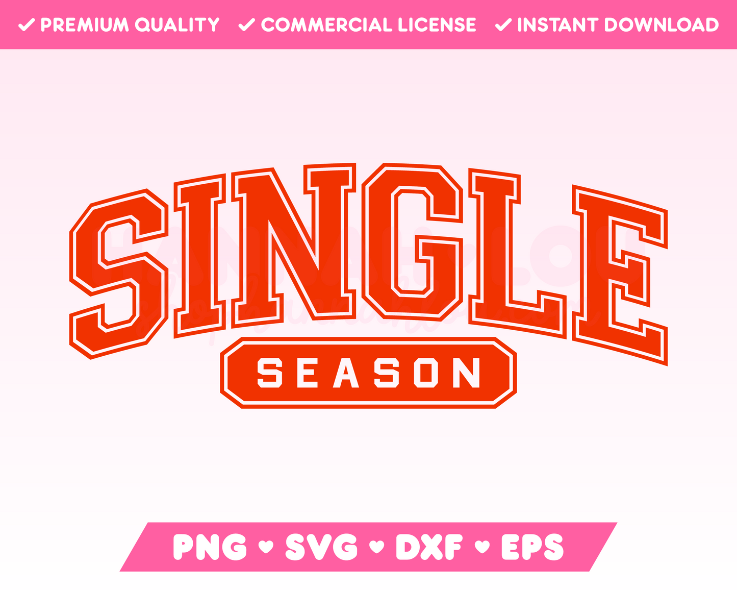 Varsity Single Season SVG · Anti-Valentine's Day SVG Files for Cricut · Anti-Valentine's Day Sublimation Designs