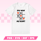 You Won My Heart Tic-Tac-Toe SVG · Valentine's Day SVG Files for Cricut · Valentine's Day Sublimation Designs